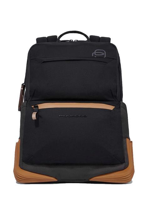 PIQUADRO CORNER H2O Plecak na laptopa 15,6" czarny szary - Plecaki na laptopa do pracy