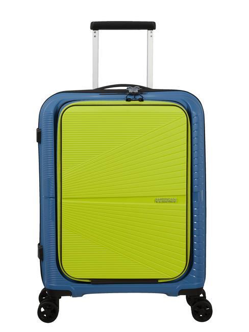 AMERICAN TOURISTER AIRCONIC Wózek kabinowy  korona niebiesko-limonkowa - Bagaż podręczny