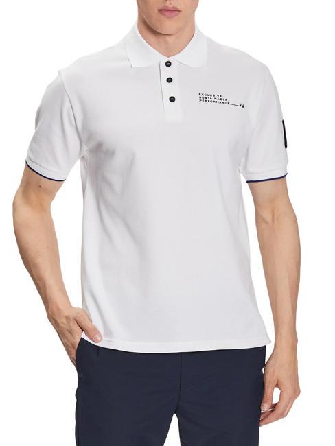 NORTH SAILS MASERATI Koszulka polo z krótkim rękawem z elastycznej bawełny biały - Polo męskie