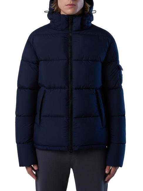 NORTH SAILS BEAM PUFFER Kurtka z kapturem granatowy - Kurtki puchowe męskie