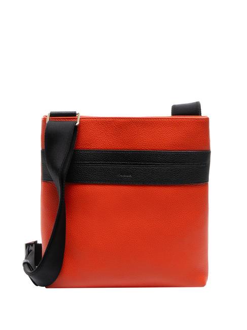 FURLA HUNTER  Torba skórzana pomarańczowy - Torby na ramię męskie