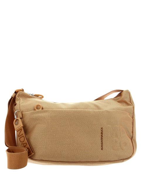 MANDARINA DUCK MD20 LUX Torba na ramię typu hobo musztarda luksusowa - Torby damskie