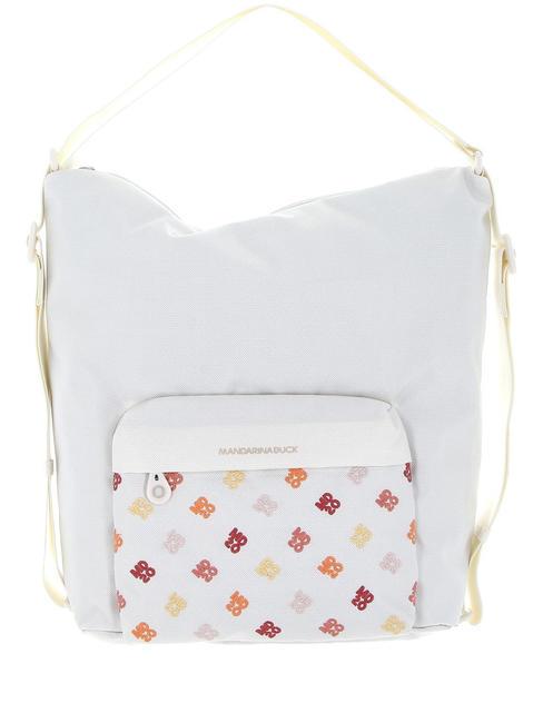 MANDARINA DUCK MD20 BLOSSOM Torba plecakowa optyczna biel - Torby damskie