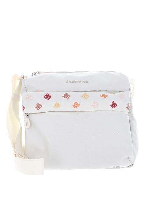 MANDARINA DUCK MD20 BLOSSOM Torba na ramię optyczna biel - Torby damskie