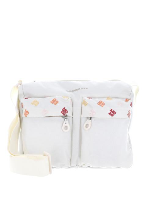 MANDARINA DUCK MD20 BLOSSOM Torba na ramię optyczna biel - Torby damskie