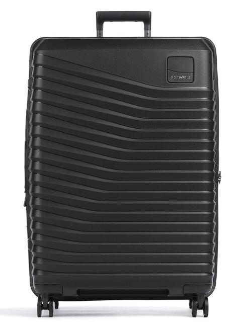 SAMSONITE INTUO Duży, rozszerzalny wózek CZARNY - Wózki twarde