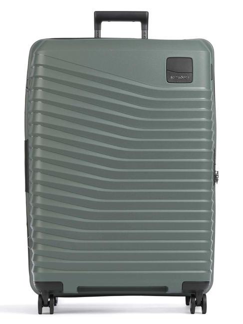 SAMSONITE INTUO Duży, rozszerzalny wózek oliwkowo-zielony - Wózki twarde