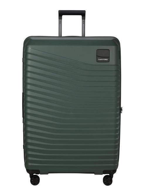 SAMSONITE INTUO Bardzo duży wózek rozszerzalny oliwkowo-zielony - Wózki twarde