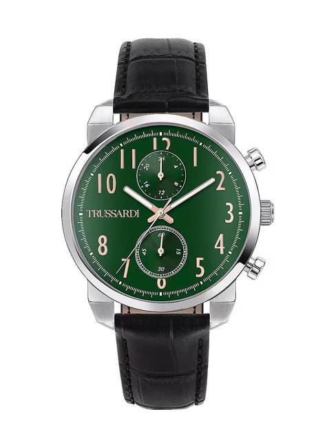 TRUSSARDI T-CITY Zegarek wielofunkcyjny zielony - Zegary