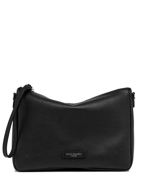 GIANNI CHIARINI NORA POUCH Torba skórzana z paskiem na ramię Czarny - Torby damskie