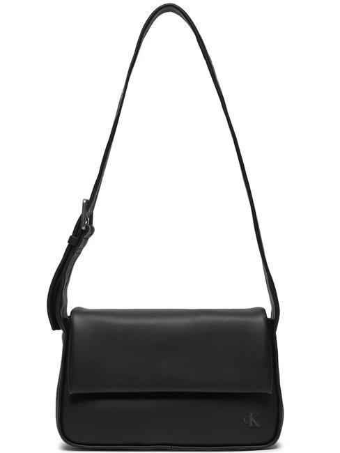 CALVIN KLEIN BLOCK  Torba na ramię Czarny PVH - Torby damskie