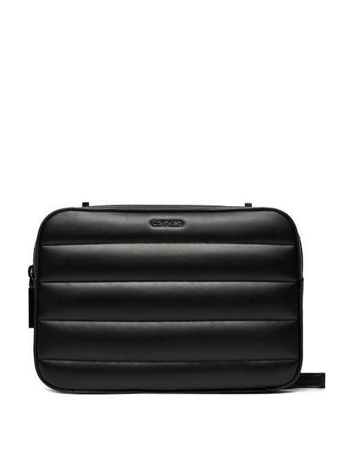 CALVIN KLEIN LINE QUILT Torba na ramię czarny - Torby damskie