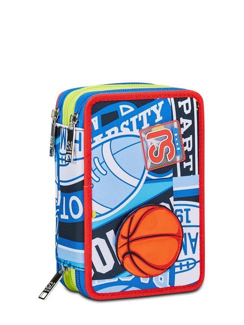 SJGANG REAL BASKET Piórnik z kompletnym wyposażeniem szkolnym IGŁY SOSNY - Piórniki i akcesoria
