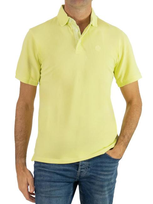 NORTH SAILS BASIC Koszulka polo bawełniana z krótkim rękawem lekka siarka - Polo męskie