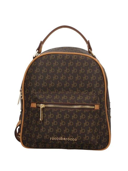ROCCOBAROCCO MONOGRAM Plecak brązowy - Torby damskie
