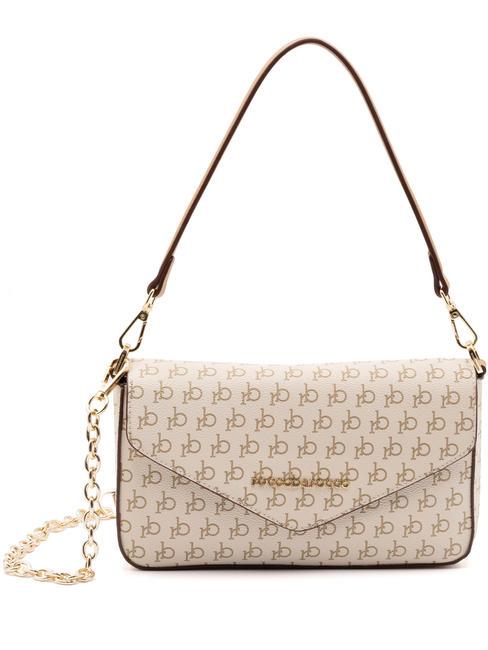 ROCCOBAROCCO MONOGRAM Chain Torba na ramię z paskiem na ramię biały - Torby damskie