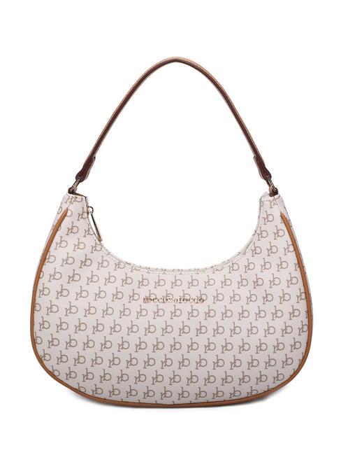 ROCCOBAROCCO MONOGRAM Torba na ramię biały - Torby damskie