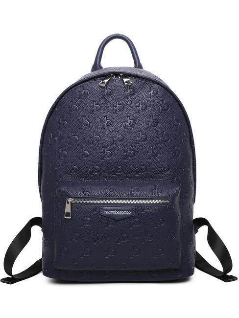 ROCCOBAROCCO MONOGRAM  Plecak marynarka wojenna - Plecaki na laptopa do pracy