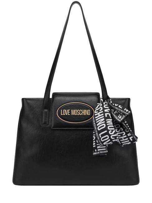 LOVE MOSCHINO FOULARD Torba na zakupy Czarny - Torby damskie
