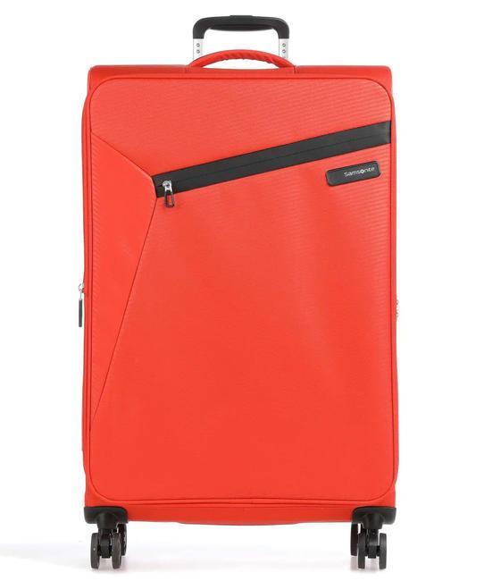 SAMSONITE LITEBEAM Duży, rozszerzalny wózek pomarańczowy/pikantny - Wózki półsztywne