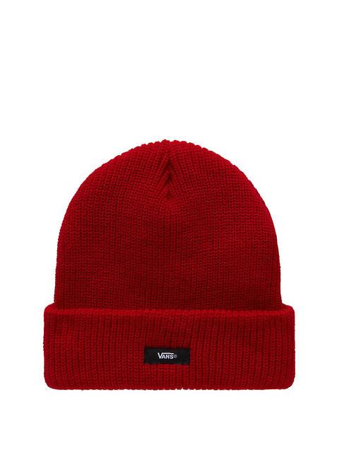 VANS EASTVIEW Czapka prawdziwa czerwień - Włosy