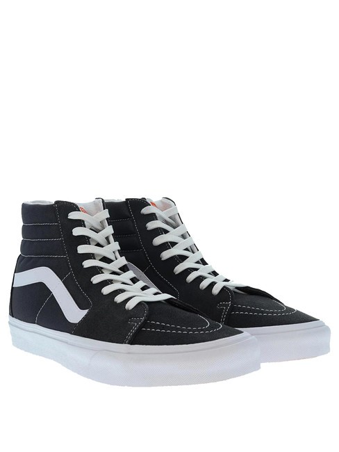 VANS UA SK8-HI VR3 Wysokie trampki z płótna i skóry czarny/pianowy - Buty uniseks