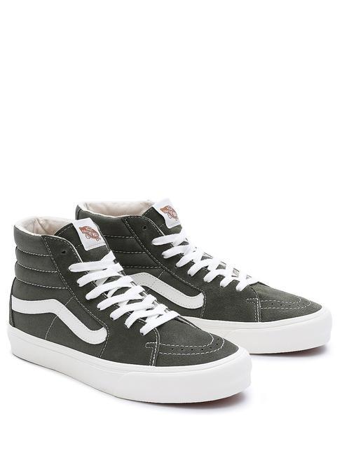 VANS UA SK8-HI VR3 Wysokie trampki z płótna i skóry liść winogronowy - Buty uniseks