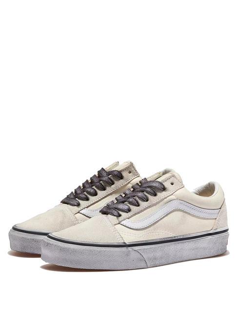 VANS UA OLD SKOOL  Trampki płócienne zestresowany biały/biały - Buty uniseks