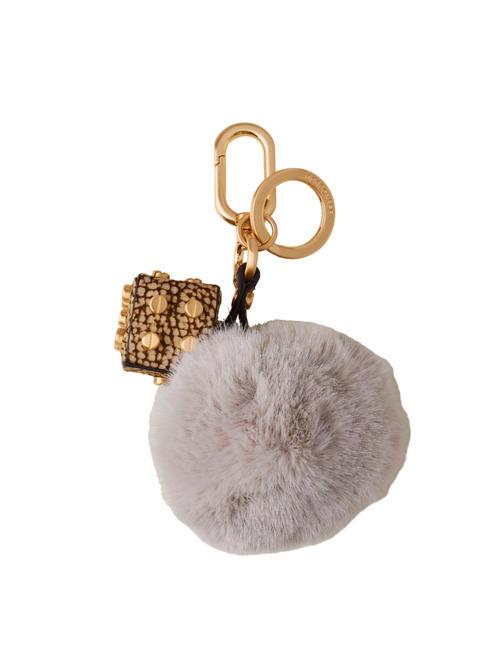 BORBONESE KEYRING Dado Brelok z zawieszką chmura/naturalna op - Brelok
