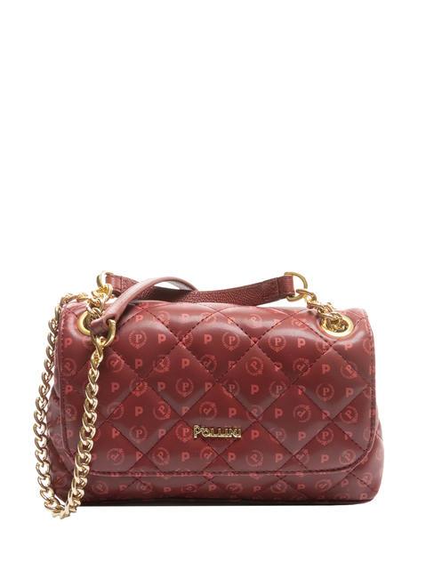 POLLINI HERITAGE MATELASSE Torba na ramię bordeaux - Torby damskie