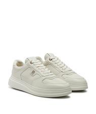 TOMMY HILFIGER LUX POINTY COURT  Sk&oacute;rzane trampki starożytna biel - Buty damskie - 1