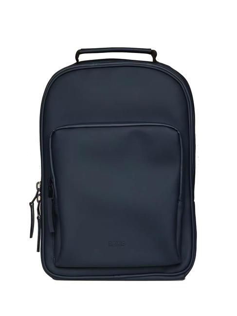 RAINS BOOK DAYPACK  Wodoodporny plecak marynarka wojenna - Plecaki