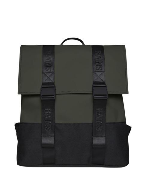RAINS TRAIL MSN  Plecak na laptopa 16" zielony - Plecaki