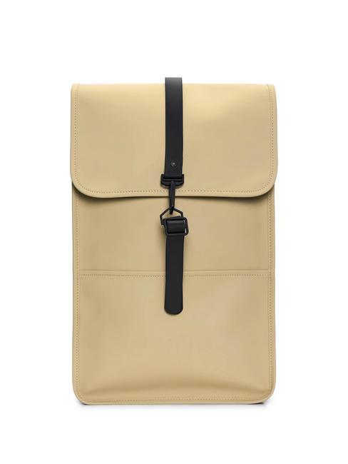 RAINS BACKPACK Wodoodporny plecak piasek - Plecaki