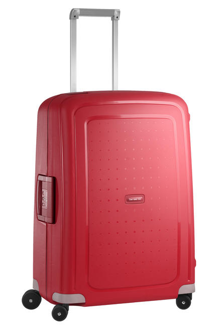 SAMSONITE S'CURE Wózek średniej wielkości czerwony chrismond - Wózki twarde