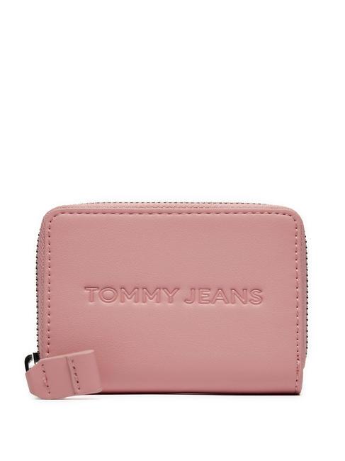 TOMMY HILFIGER TOMMY JEANS ESS MUST  Portfel zapinany na suwak kredowo-różowy - Portfele damskie