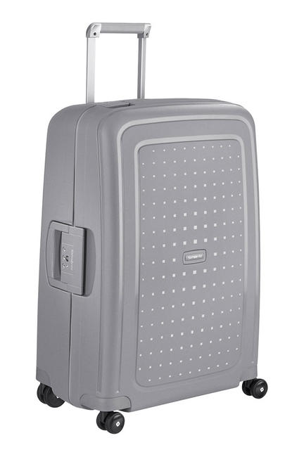 SAMSONITE S'CURE Duży wózek SREBRNY - Wózki twarde