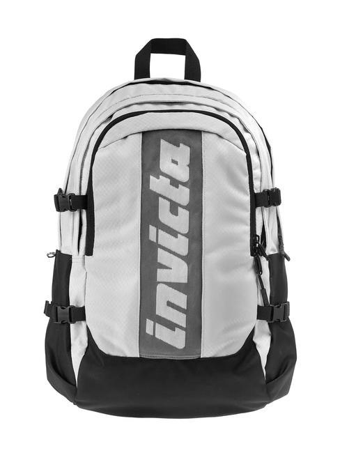 INVICTA INVICT-ACT PLUS FIBRA OTTICA Plecak na laptopa 14" lodowcowy szary - Plecaki szkolne i rekreacyjne