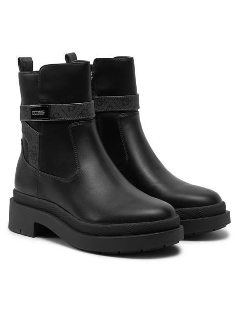 GUESS OVELLE2 Buty do kostki czarny węgiel - Buty damskie