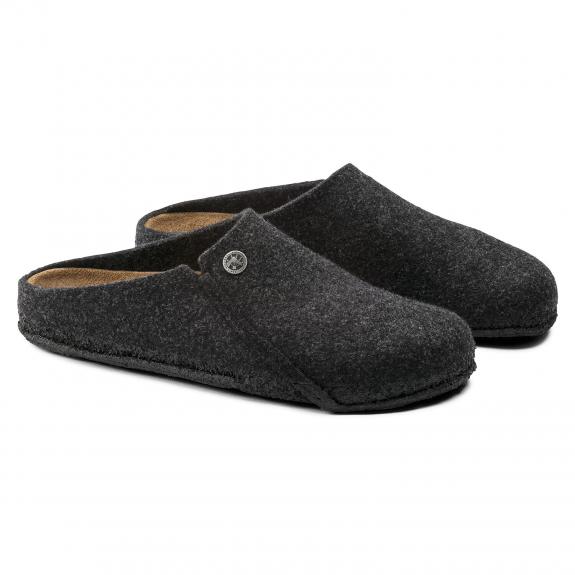 BIRKENSTOCK ZERMATT Filc wełniany sabot antracyt - Buty uniseks
