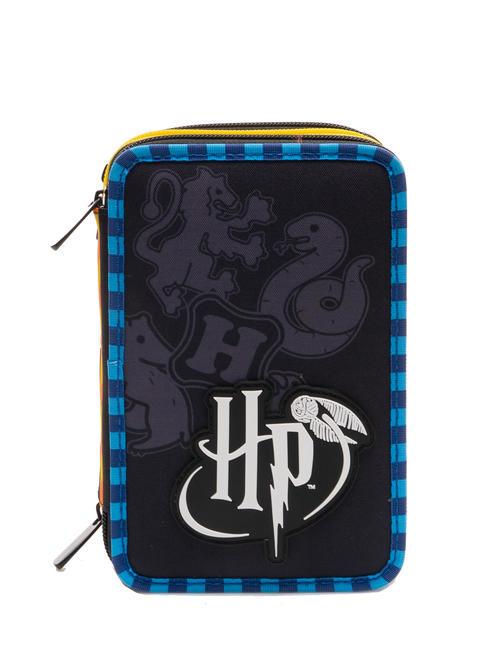 HARRY POTTER HOGWARTS Piórnik z kompletnym wyposażeniem szkolnym Czarny - Piórniki i akcesoria