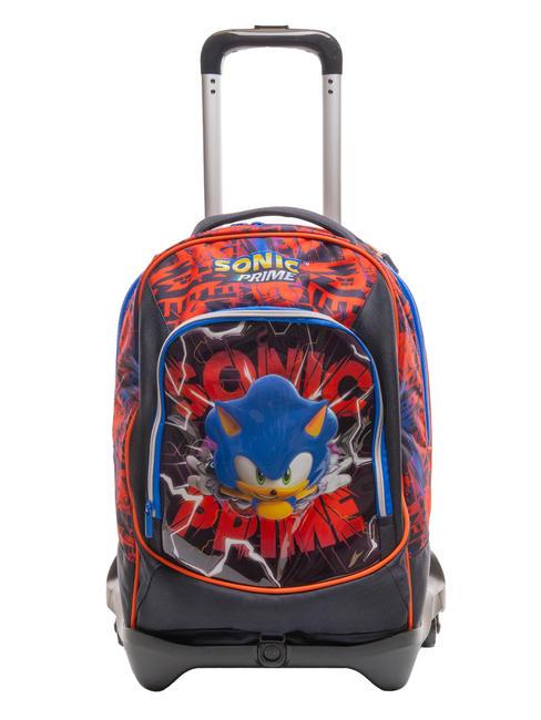 SONIC PRIME SONIC 3WD Plecak na kółkach 3-kołowy   ciemny szafir - Plecaki z wózkiem