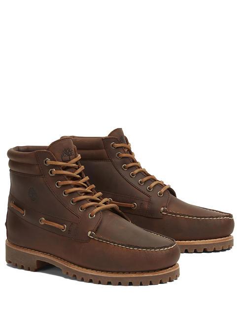 TIMBERLAND AUTHENTIC Lace Up Skórzane botki brązowy - Buty męskie