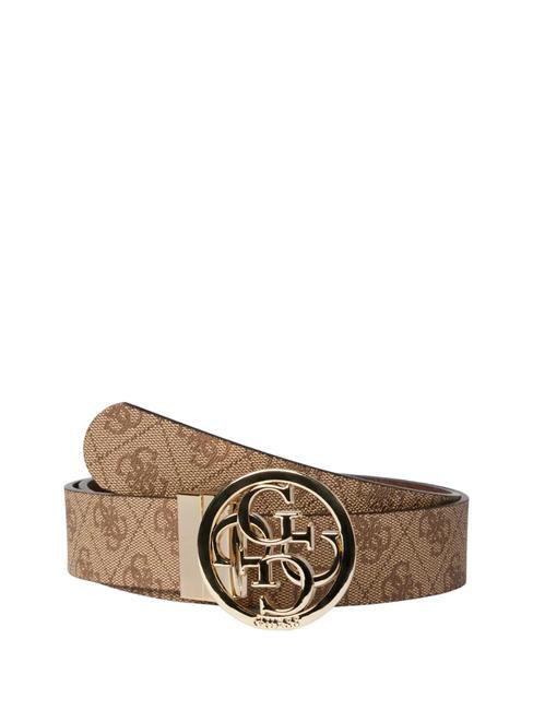 GUESS NOELLE  Pasek odwracalny LOGO MLEKA - Paski