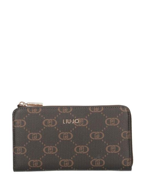 LIUJO MANHATTAN Etui na portfel mokka - Portfele damskie