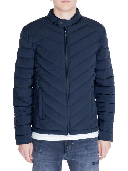 GUESS PADDED Kurtka z elastycznego nylonu inteligentnyniebieski - Kurtki puchowe męskie