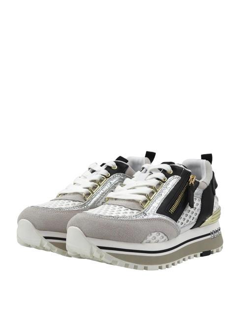LIUJO LIU JO MAXI WONDER 72 Wysokie trampki biały/czarny - Buty damskie