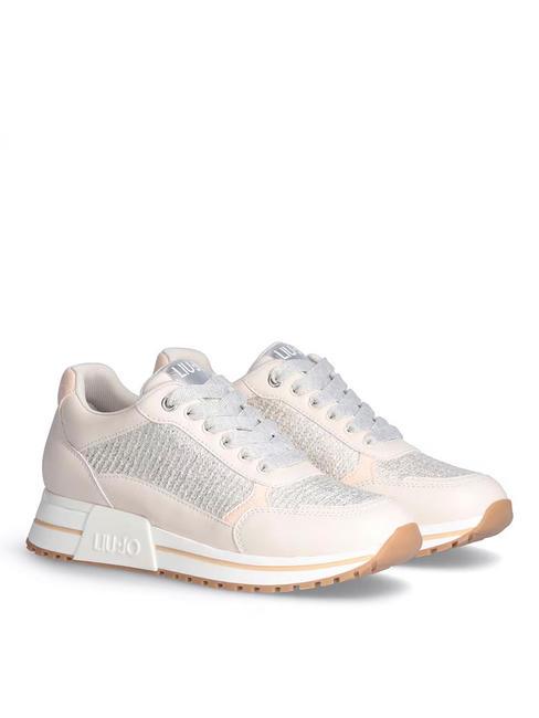 LIUJO JOHANNA 01 Adidasy masło/srebro - Buty damskie