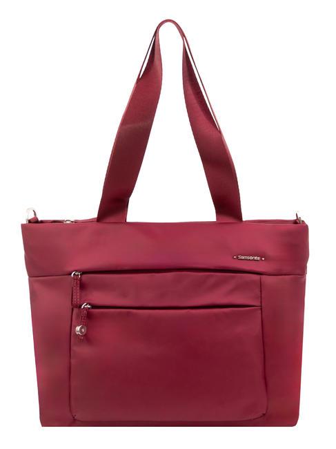 SAMSONITE MOVE 4.0 Torba na zakupy z paskiem na ramię GRANATOWY CZERWONY - Torby damskie
