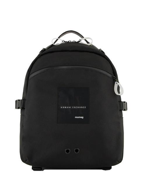 ARMANI EXCHANGE MIXMAG Plecak na laptopa 15,6" Czarny - Plecaki na laptopa do pracy